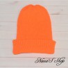 Bonnet mixte, de visibilité, orange fluo, pour le sport, la chasse