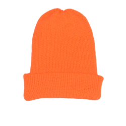 Bonnet mixte, de visibilité, orange fluo, pour le sport, la chasse